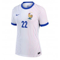 Camisa de time de futebol França Theo Hernandez #22 Replicas 2º Equipamento Feminina Europeu 2024 Manga Curta